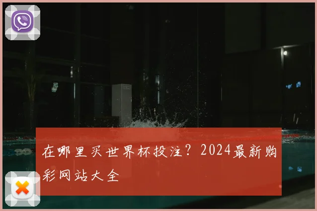 在哪里买世界杯投注?2024最新购彩网站大全